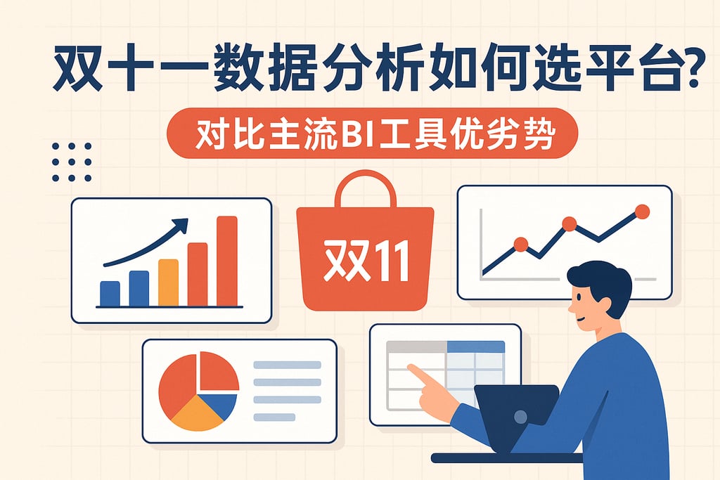 双十一数据分析如何选平台？对比主流BI工具优劣势
