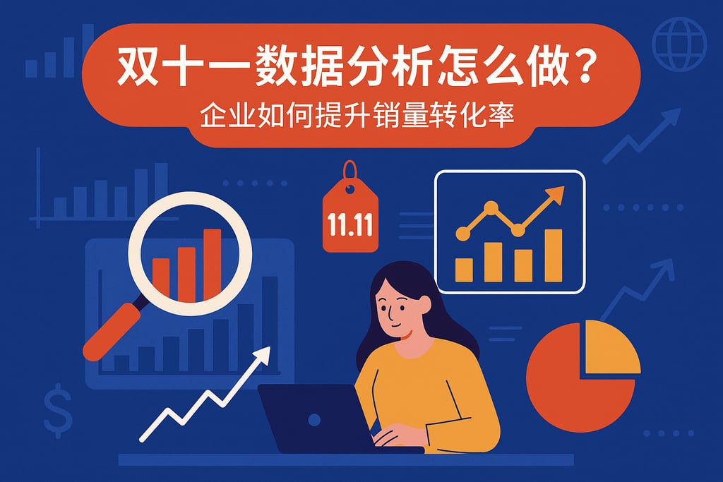 双十一数据分析怎么做？企业如何提升销量转化率