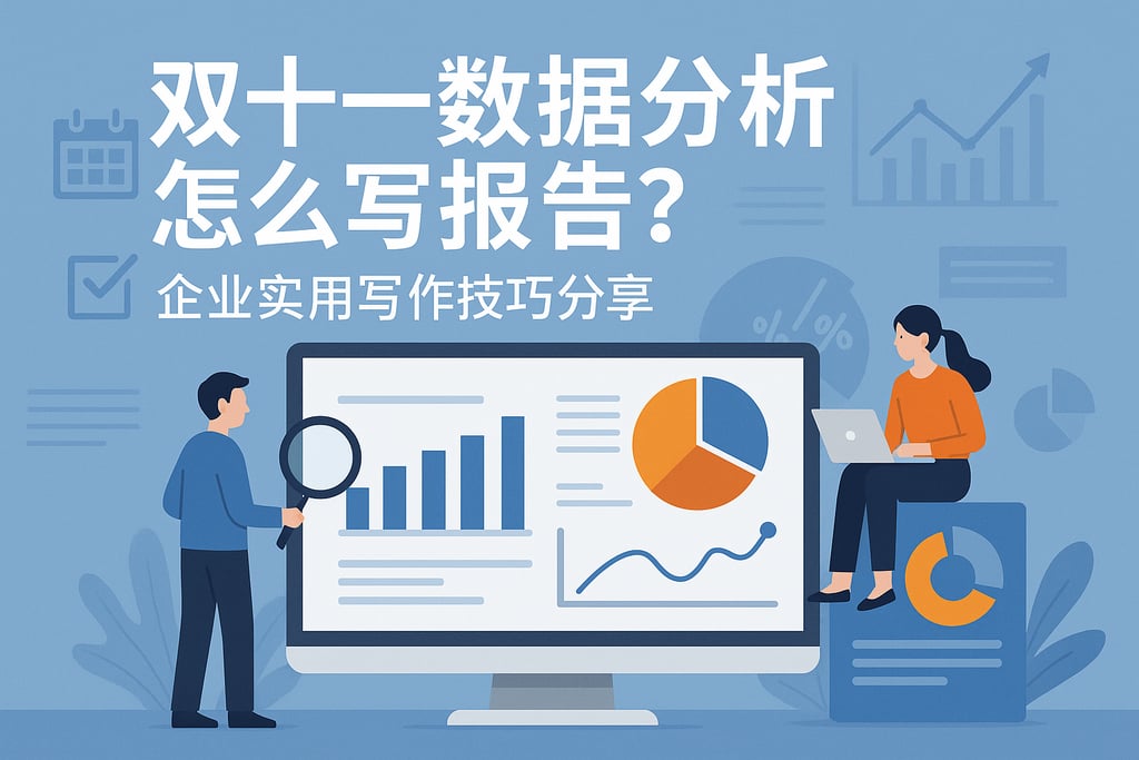 双十一数据分析怎么写报告？企业实用写作技巧分享