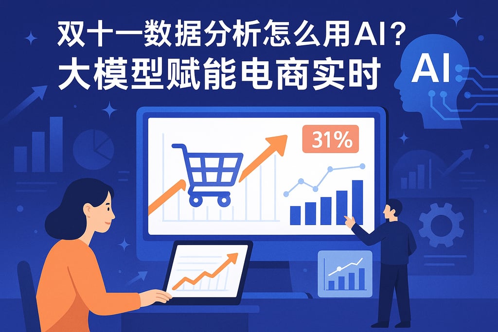 双十一数据分析怎么用AI？大模型赋能电商实时监控