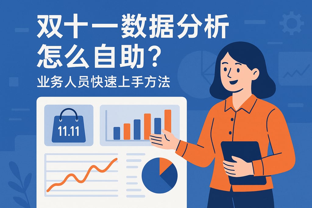 双十一数据分析怎么自助？业务人员快速上手方法