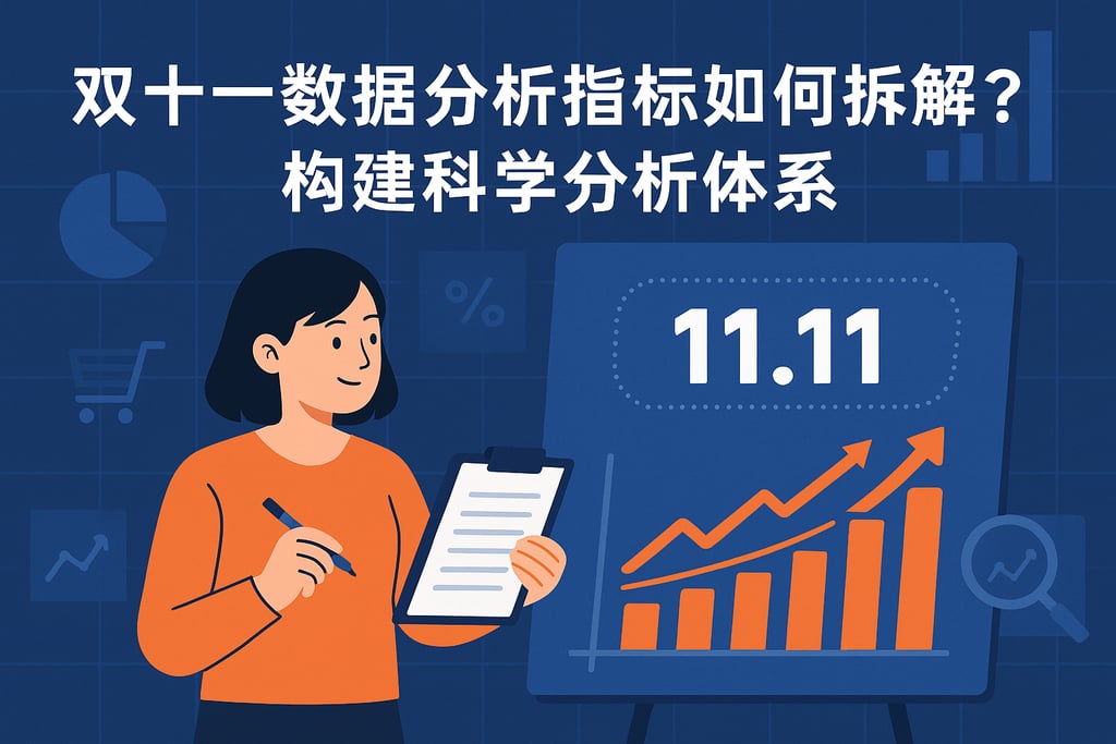 双十一数据分析指标如何拆解？构建科学分析体系