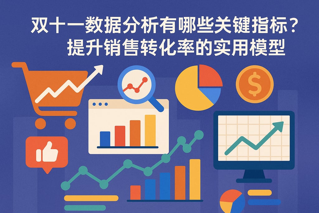 双十一数据分析有哪些关键指标？提升销售转化率的实用模型