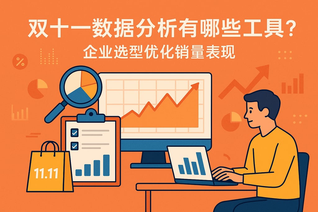 双十一数据分析有哪些工具？企业选型优化销量表现