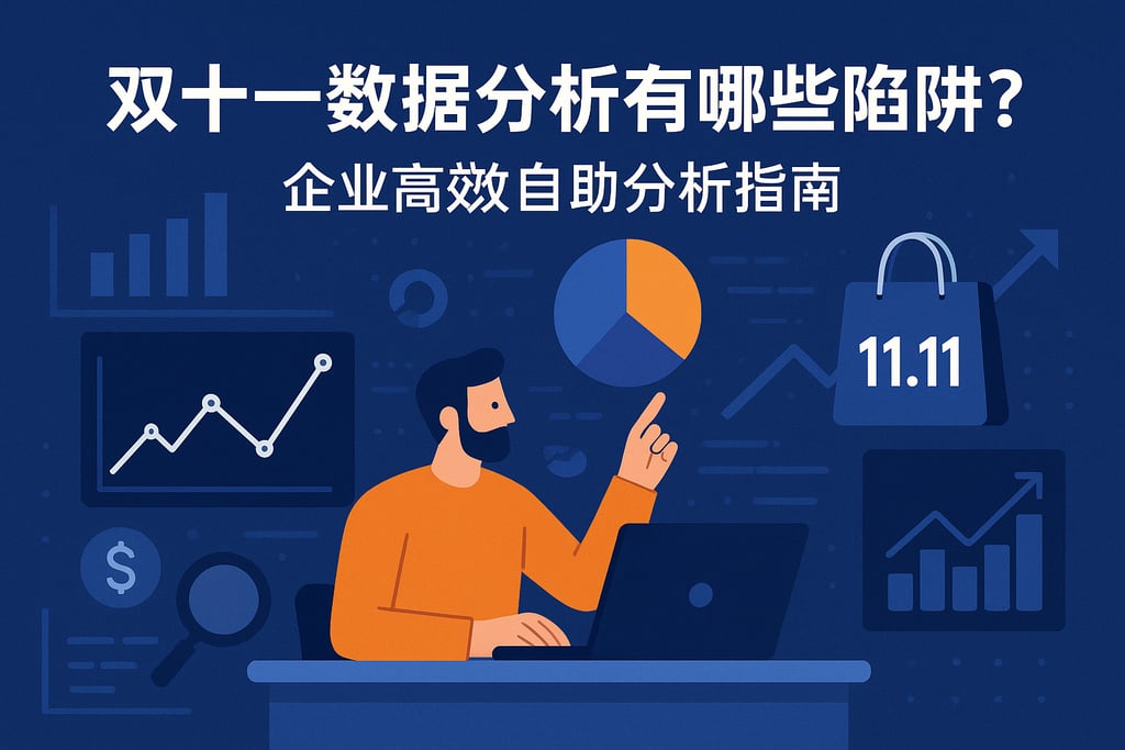 双十一数据分析有哪些陷阱？企业高效自助分析指南