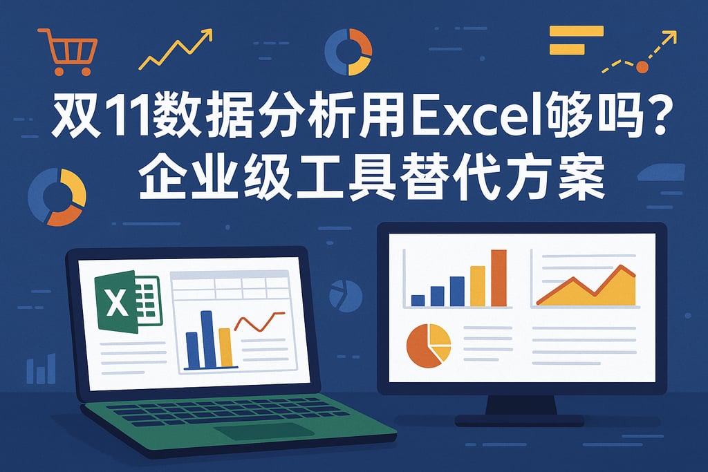 双十一数据分析用Excel够吗？企业级工具替代方案