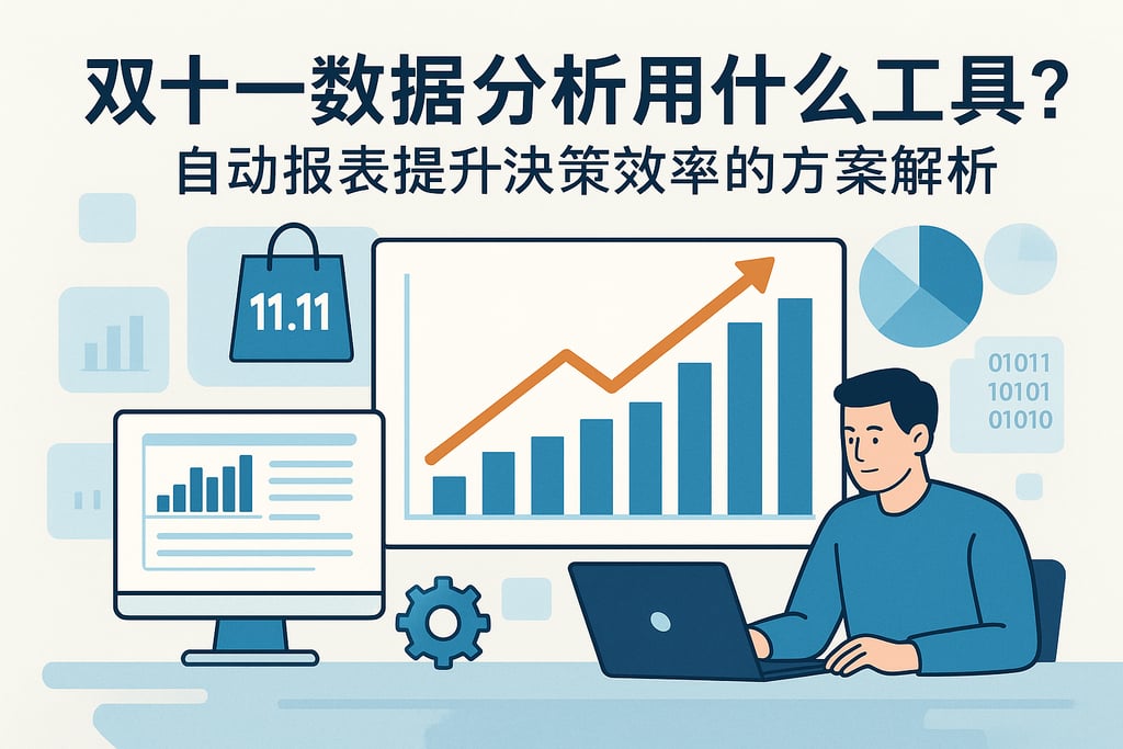 双十一数据分析用什么工具？自动报表提升决策效率的方案解析