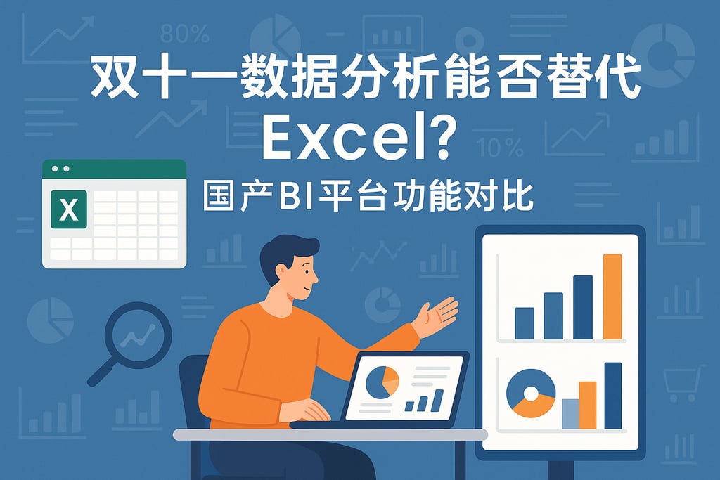 双十一数据分析能否替代Excel？国产BI平台功能对比
