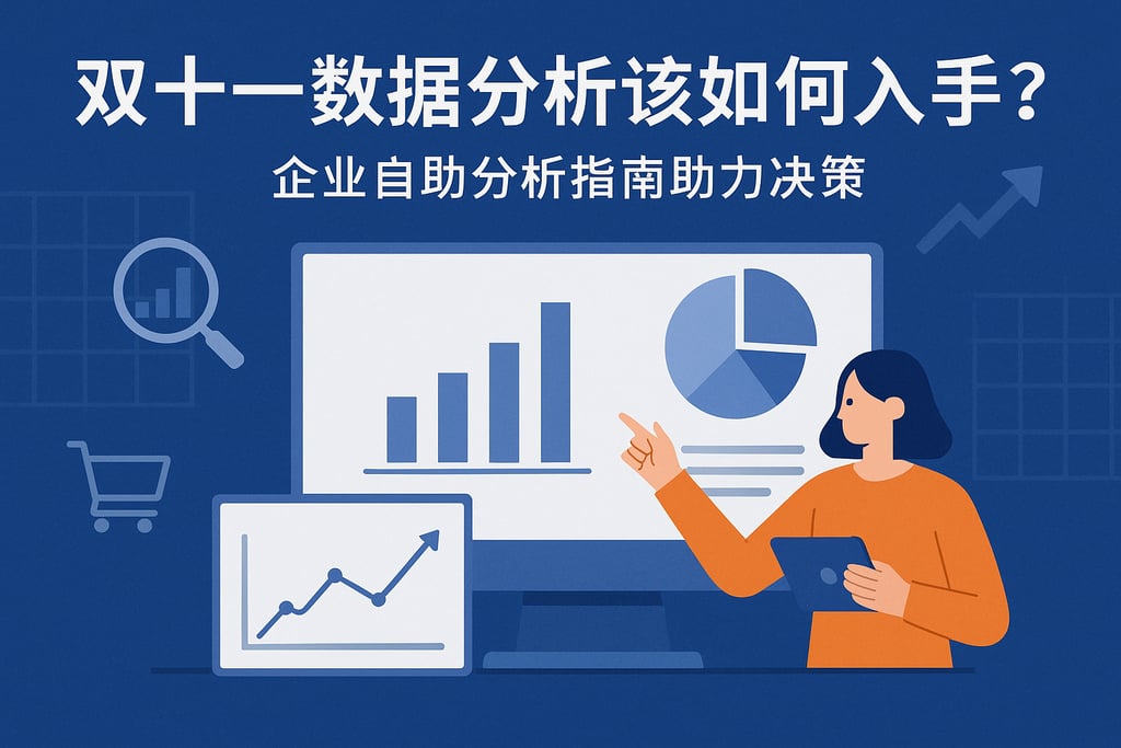 双十一数据分析该如何入手？企业自助分析指南助力决策