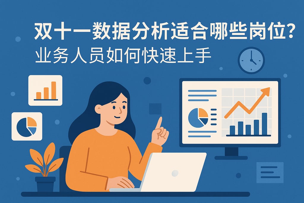 双十一数据分析适合哪些岗位？业务人员如何快速上手