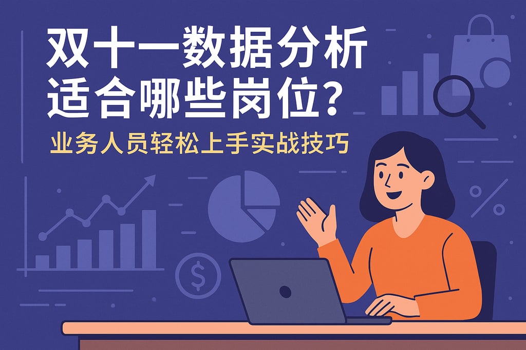 双十一数据分析适合哪些岗位？业务人员轻松上手实战技巧