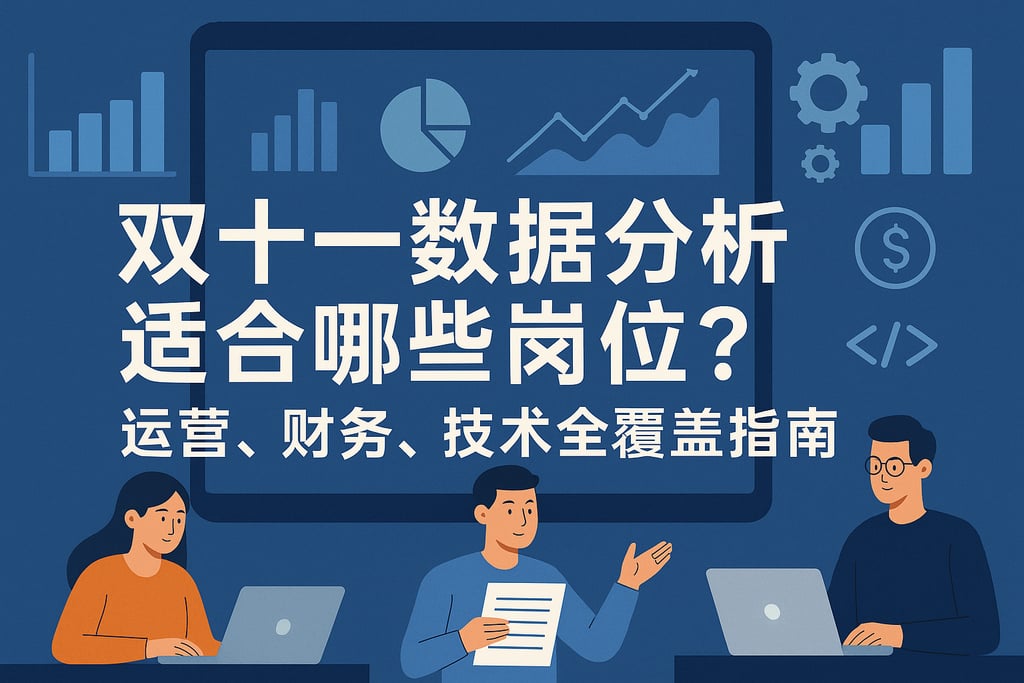 双十一数据分析适合哪些岗位？运营、财务、技术全覆盖指南