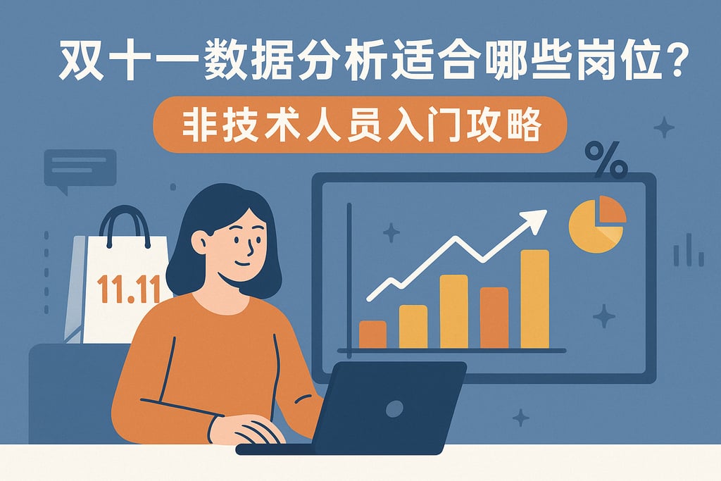 双十一数据分析适合哪些岗位？非技术人员入门攻略