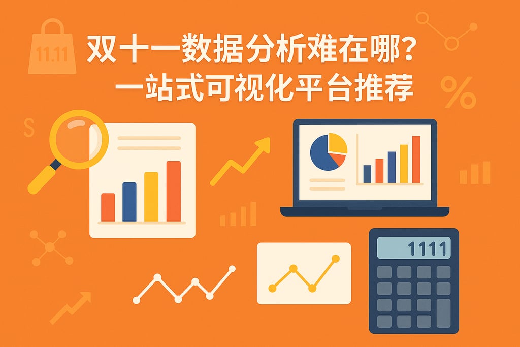双十一数据分析难在哪？一站式可视化平台推荐