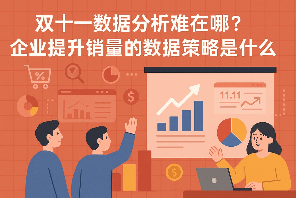 双十一数据分析难在哪？企业提升销量的数据策略是什么？