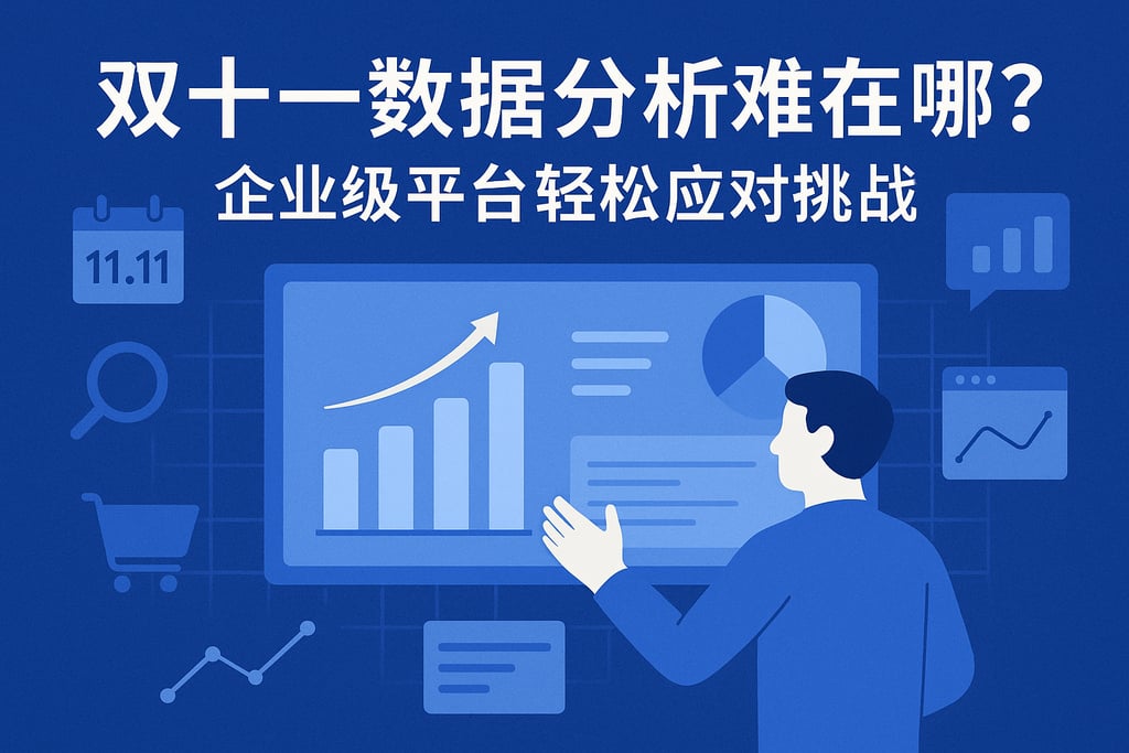 双十一数据分析难在哪？企业级平台轻松应对挑战