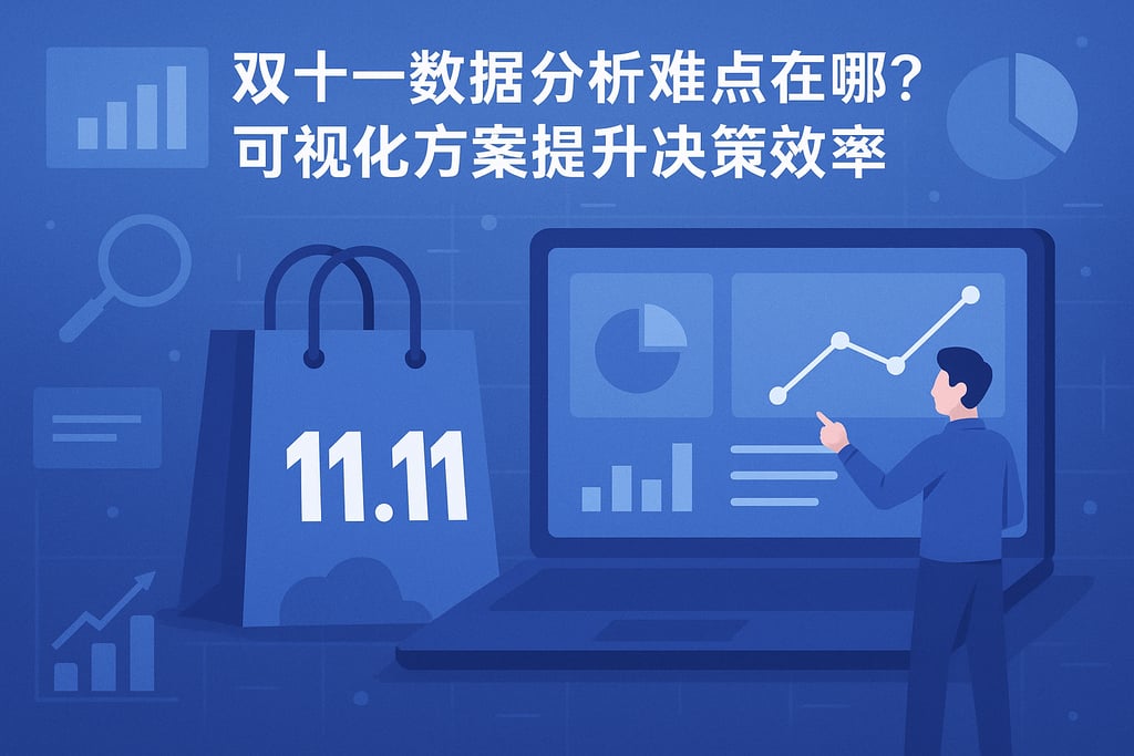 双十一数据分析难点在哪？可视化方案提升决策效率