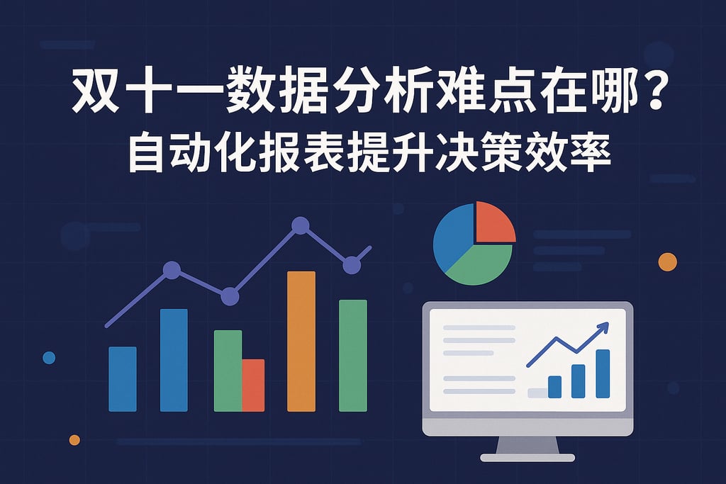 双十一数据分析难点在哪？自动化报表提升决策效率