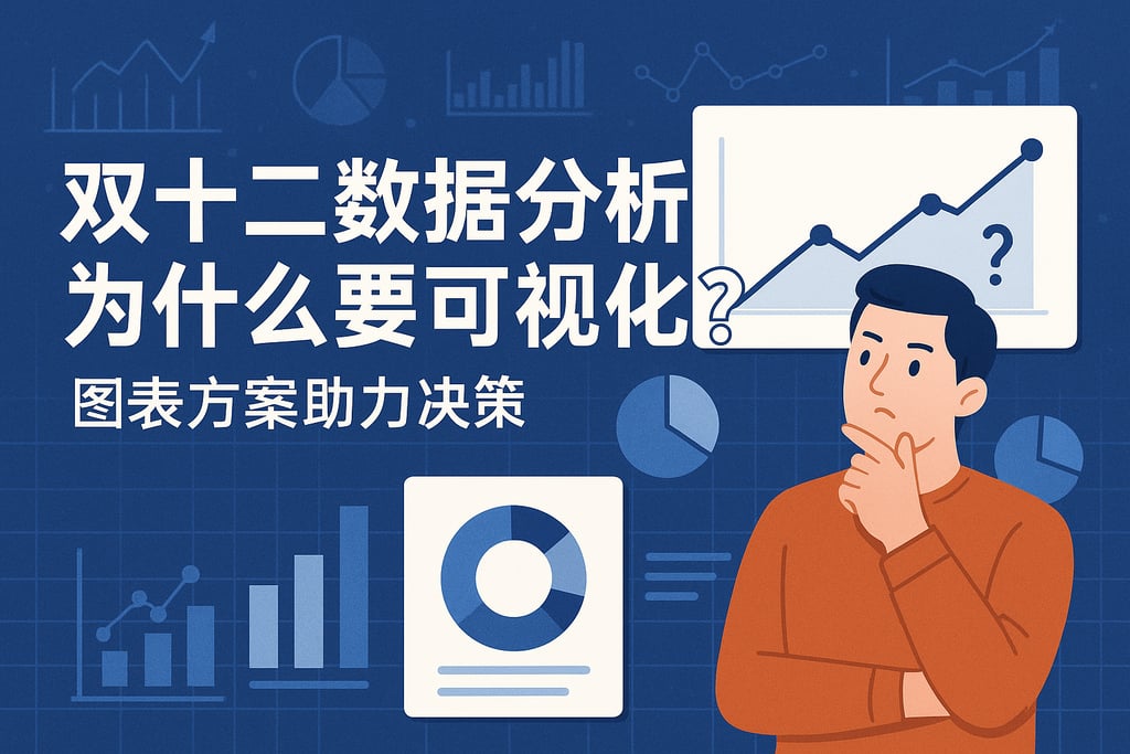 双十二数据分析为什么要可视化？图表方案助力决策