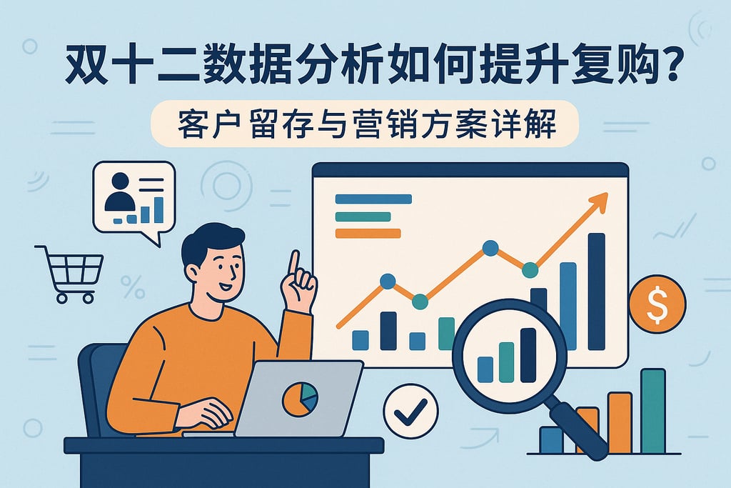 双十二数据分析如何提升复购？客户留存与营销方案详解