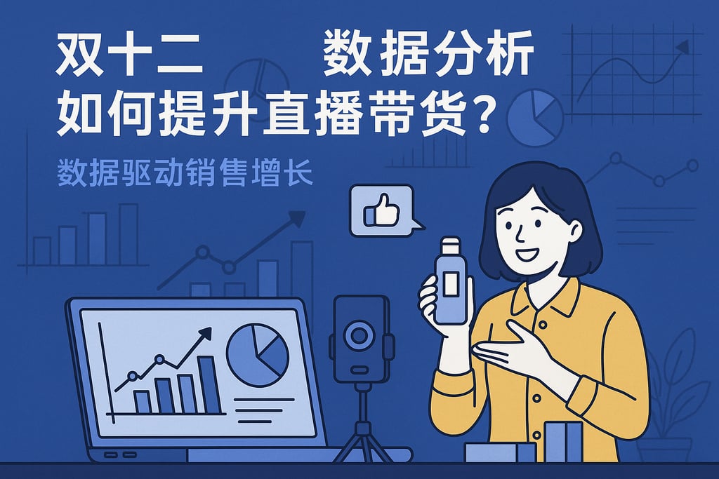 双十二数据分析如何提升直播带货？数据驱动销售增长