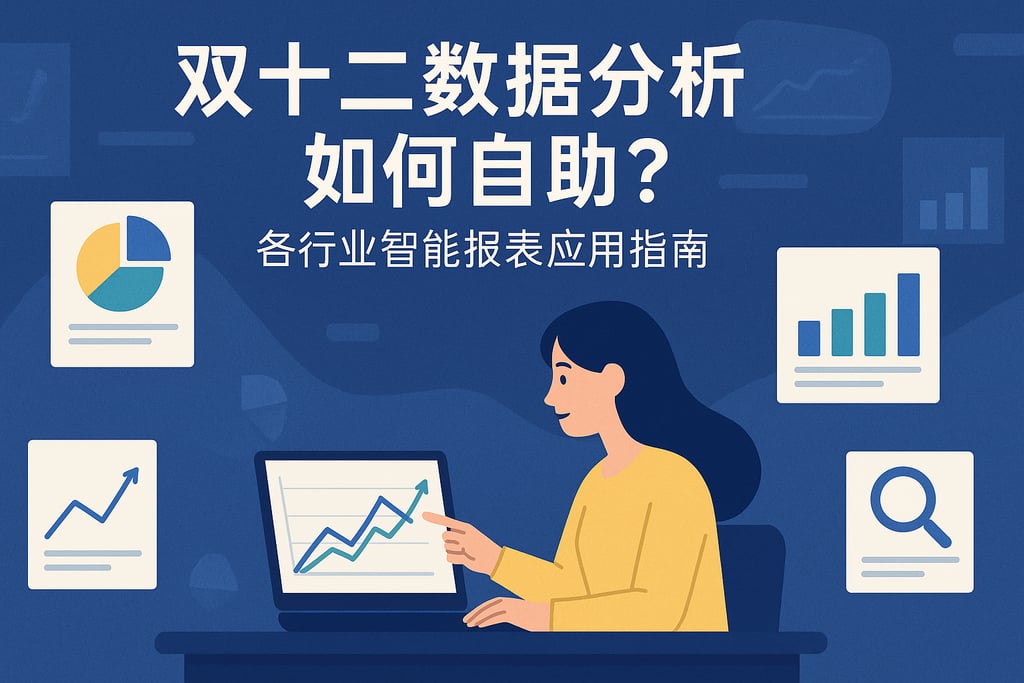 双十二数据分析如何自助？各行业智能报表应用指南