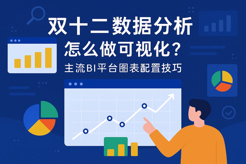 双十二数据分析怎么做可视化？主流BI平台图表配置技巧