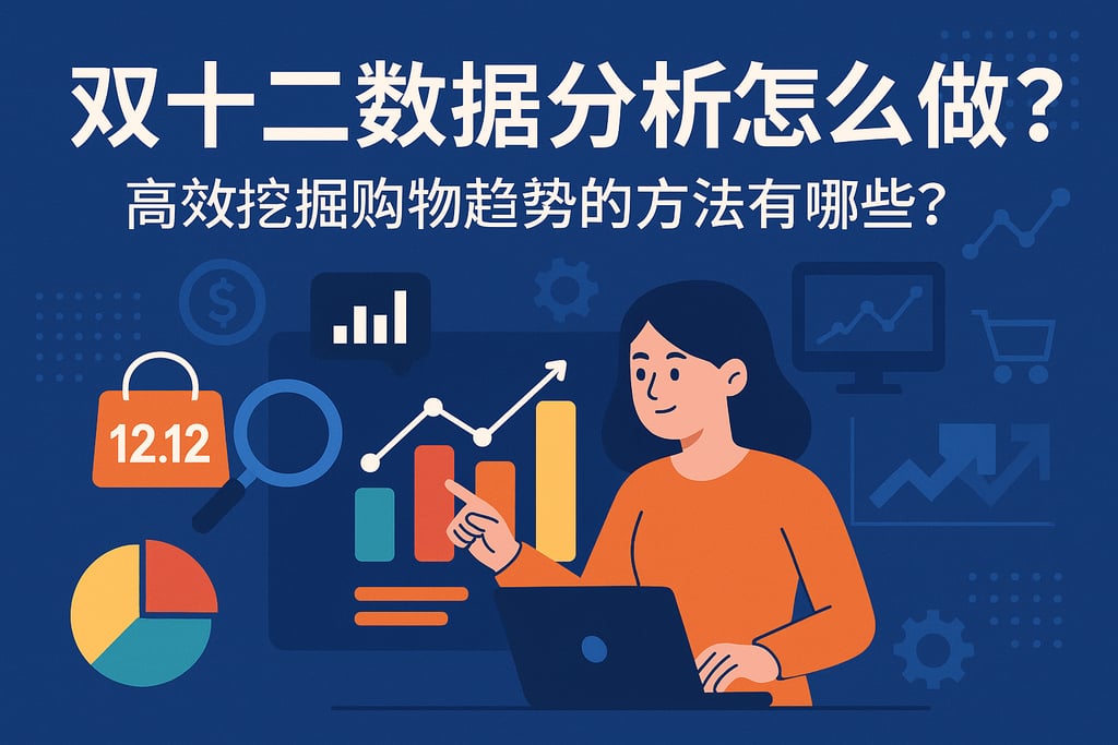 双十二数据分析怎么做？高效挖掘购物趋势的方法有哪些？