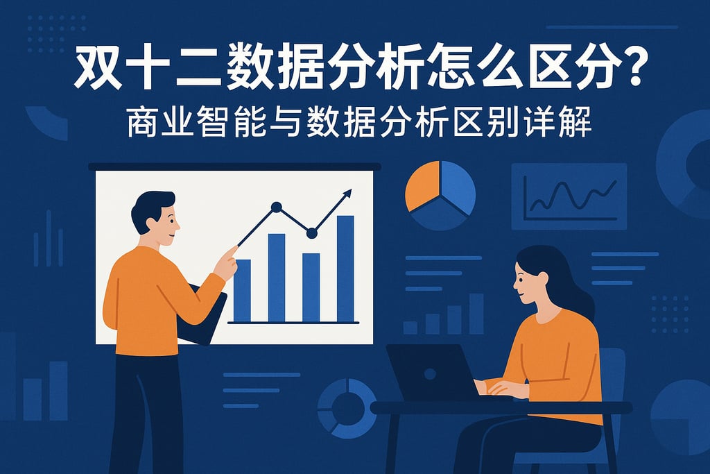 双十二数据分析怎么区分？商业智能与数据分析区别详解