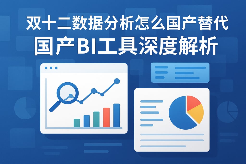 双十二数据分析怎么国产替代？国产BI工具深度解析