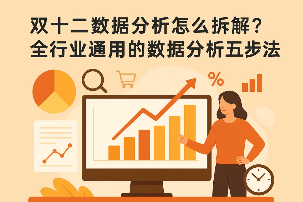 双十二数据分析怎么拆解？全行业通用的数据分析五步法