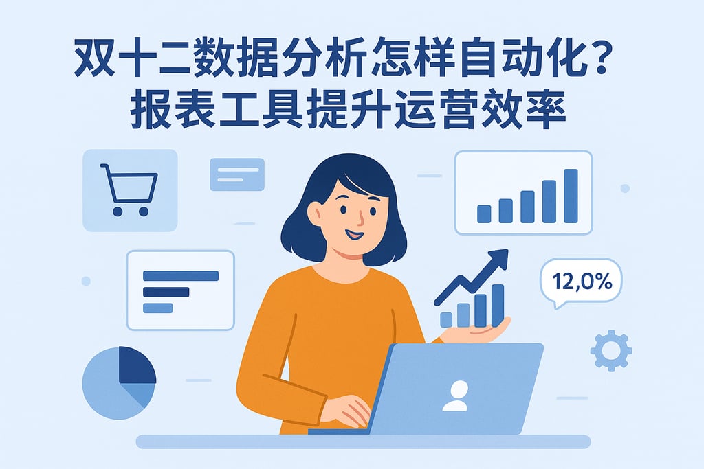 双十二数据分析怎样自动化？报表工具提升运营效率