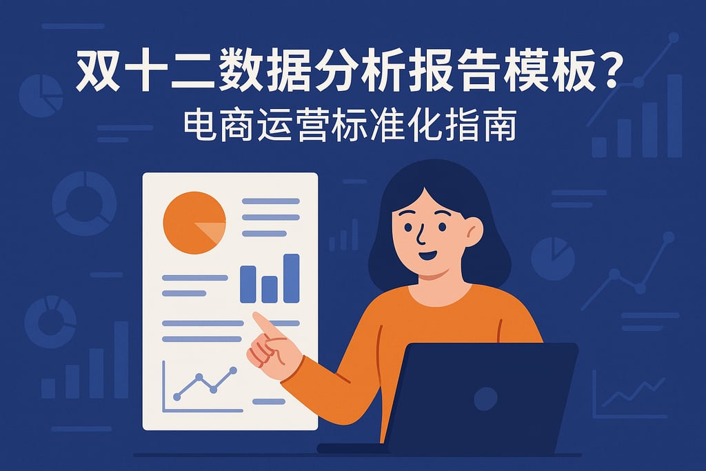 双十二数据分析报告模板有哪些？电商运营标准化指南