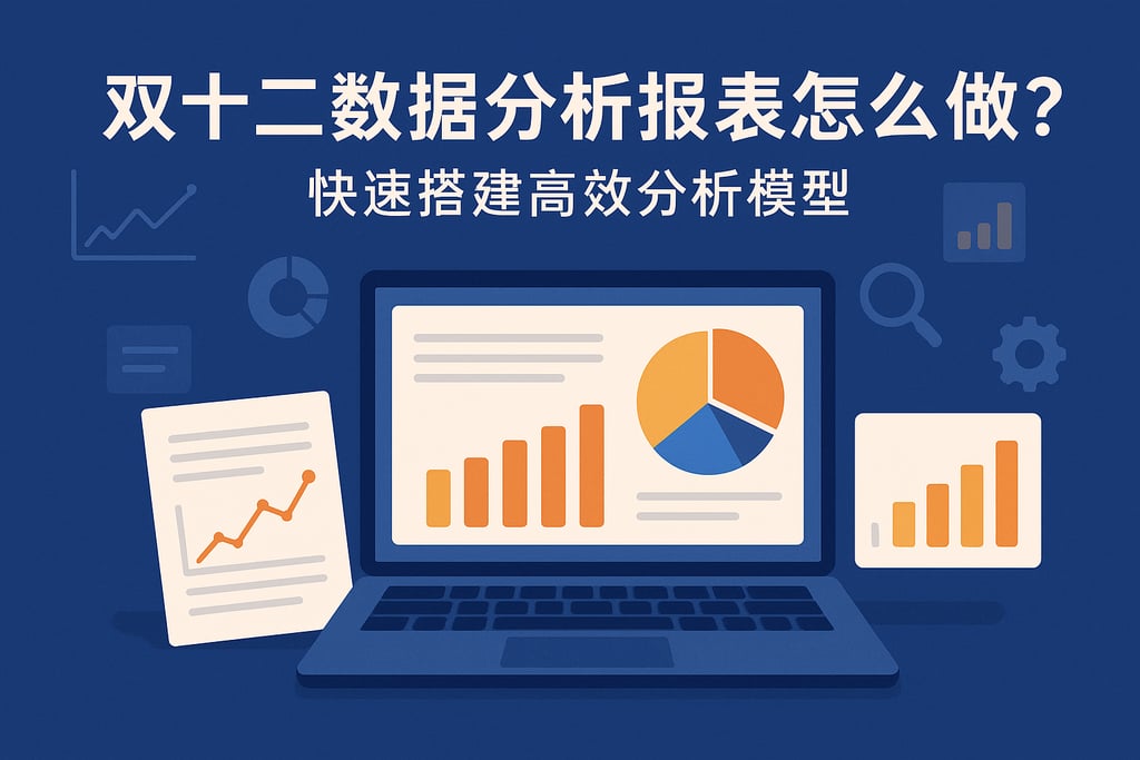 双十二数据分析报表怎么做？快速搭建高效分析模型