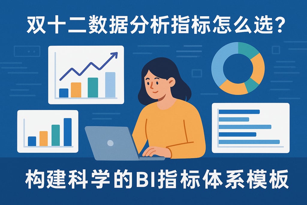 双十二数据分析指标怎么选？构建科学的BI指标体系模板