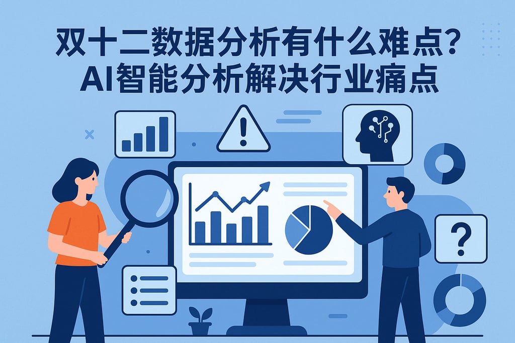 双十二数据分析有什么难点？AI智能分析解决行业痛点