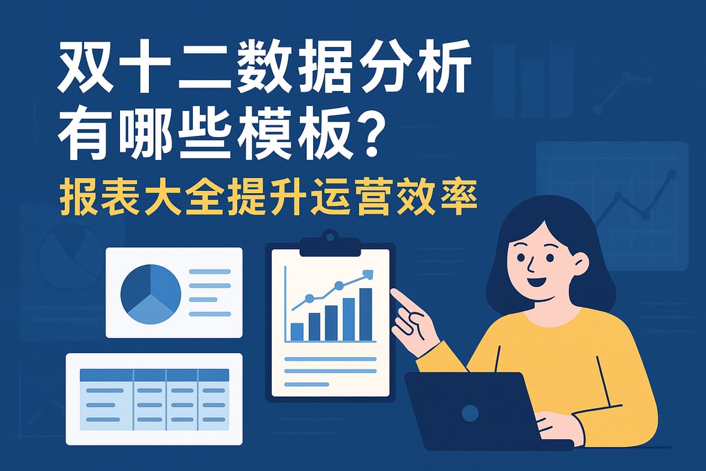 双十二数据分析有哪些模板？报表大全提升运营效率