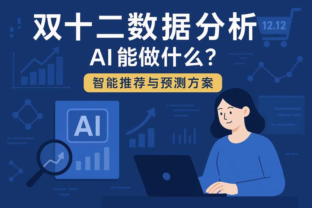 双十二数据分析用AI能做什么？智能推荐与预测方案