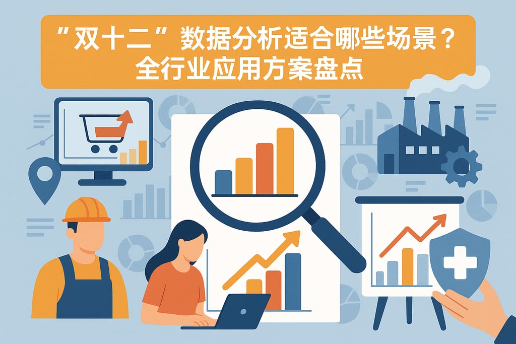双十二数据分析适合哪些场景？全行业应用方案盘点