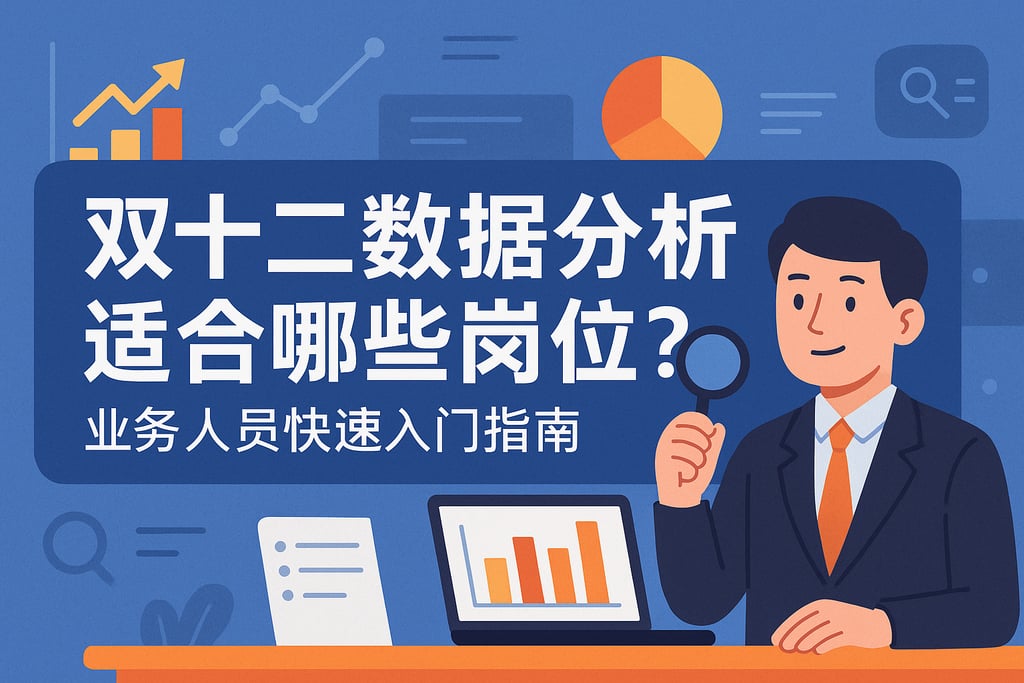 双十二数据分析适合哪些岗位？业务人员快速入门指南