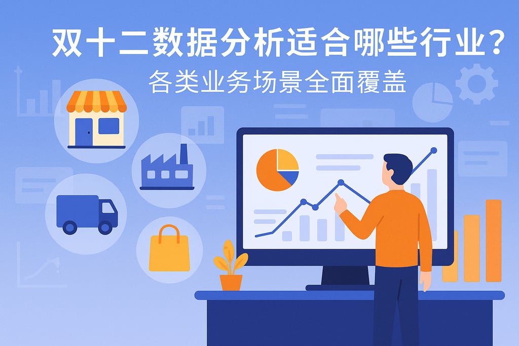 双十二数据分析适合哪些行业？各类业务场景全面覆盖
