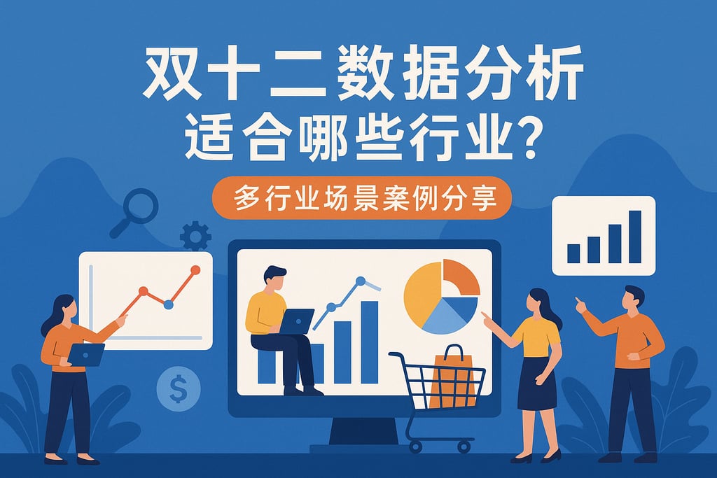 双十二数据分析适合哪些行业？多行业场景案例分享