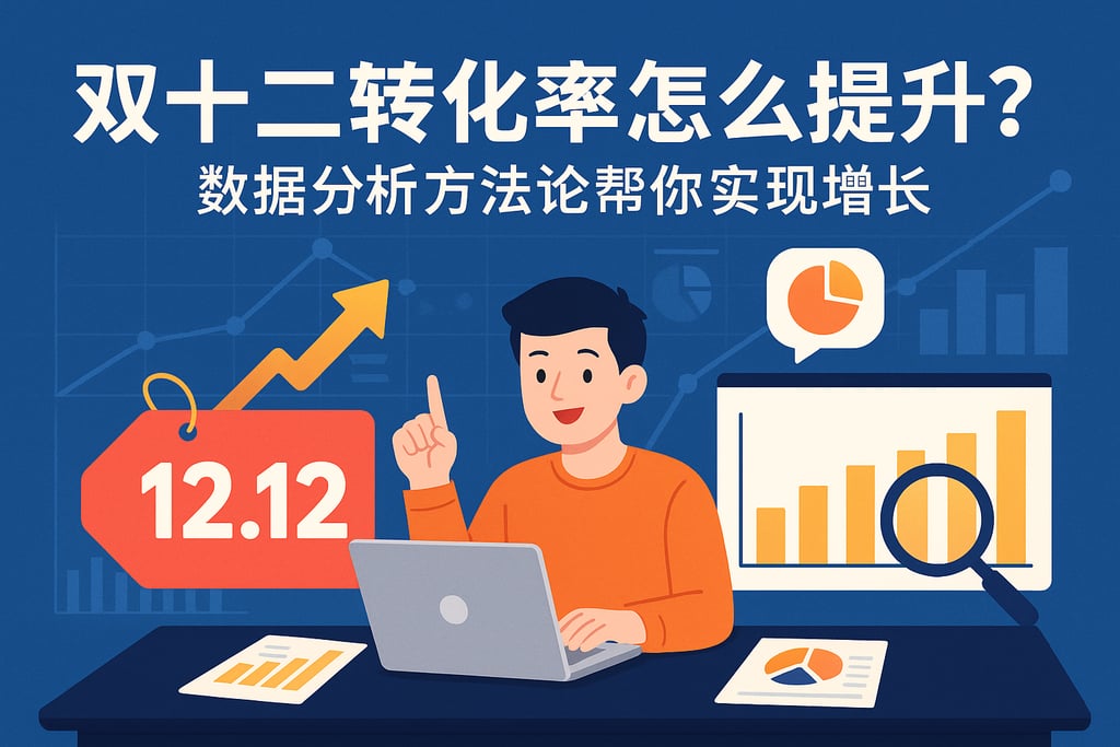 双十二转化率怎么提升？数据分析方法论帮你实现增长