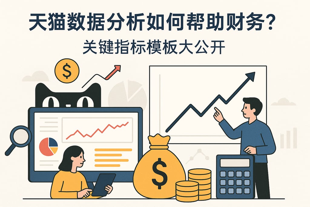 天猫数据分析如何帮助财务？关键指标模板大公开
