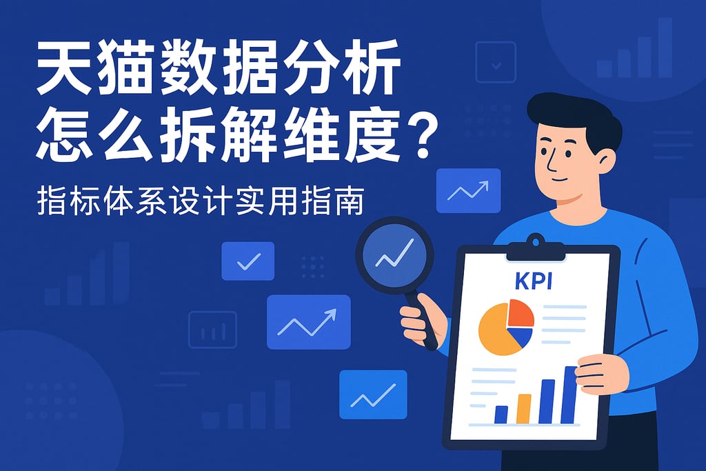 天猫数据分析怎么拆解维度？指标体系设计实用指南