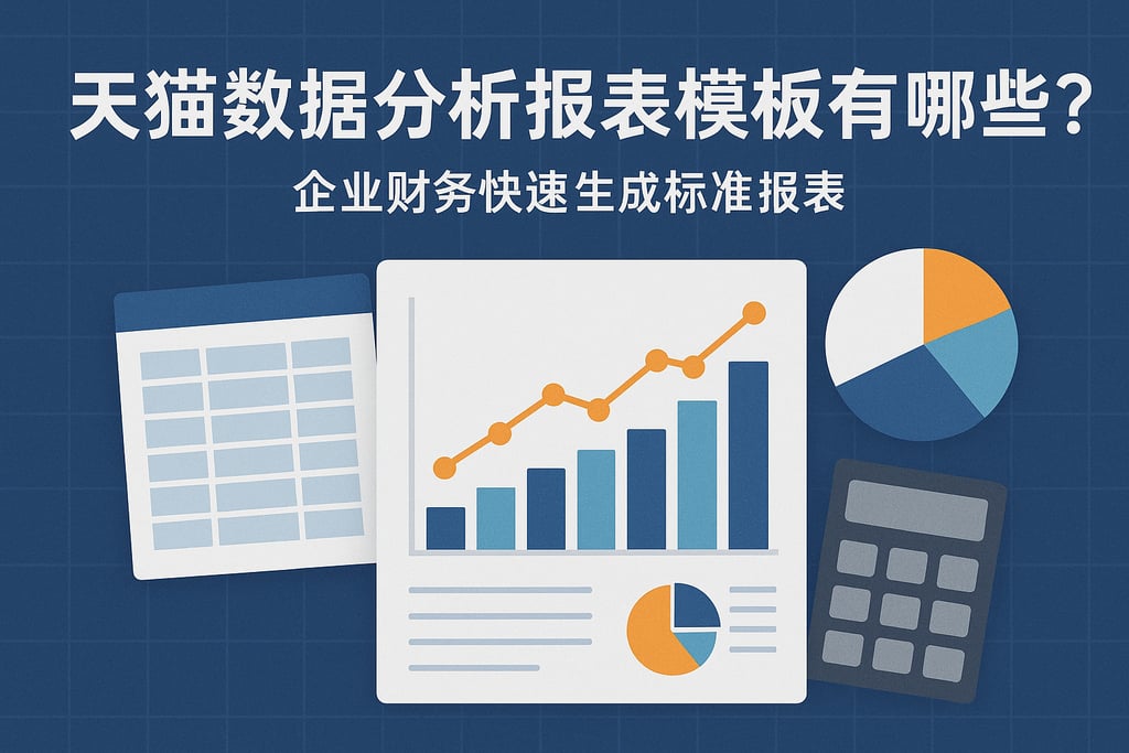 天猫数据分析报表模板有哪些？企业财务快速生成标准报表