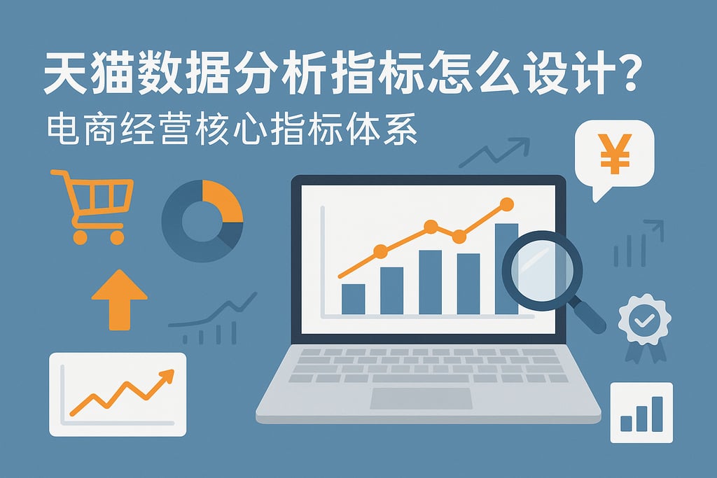 天猫数据分析指标怎么设计？电商经营核心指标体系
