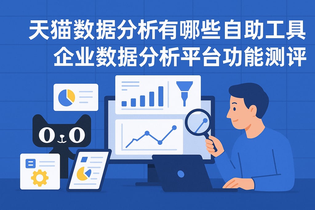 天猫数据分析有哪些自助工具？企业数据分析平台功能测评