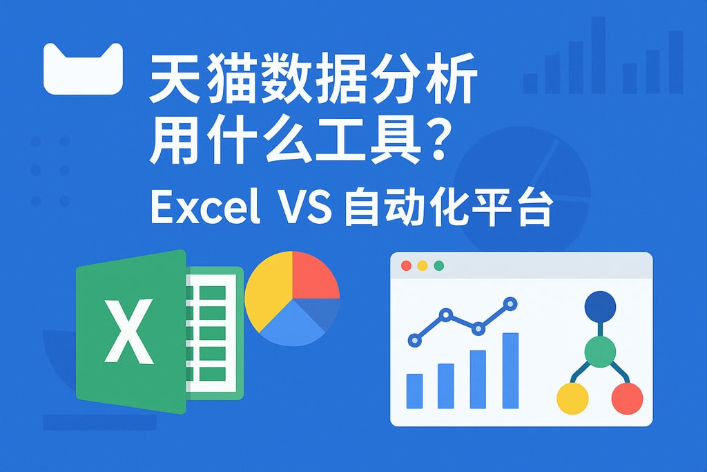 天猫数据分析用什么工具？Excel与自动化平台对比
