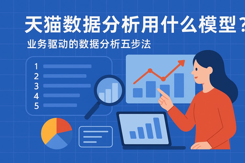 天猫数据分析用什么模型？业务驱动的数据分析五步法